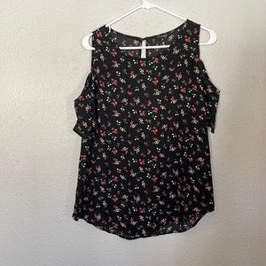 Papermoon Black Floral Print Size Medium